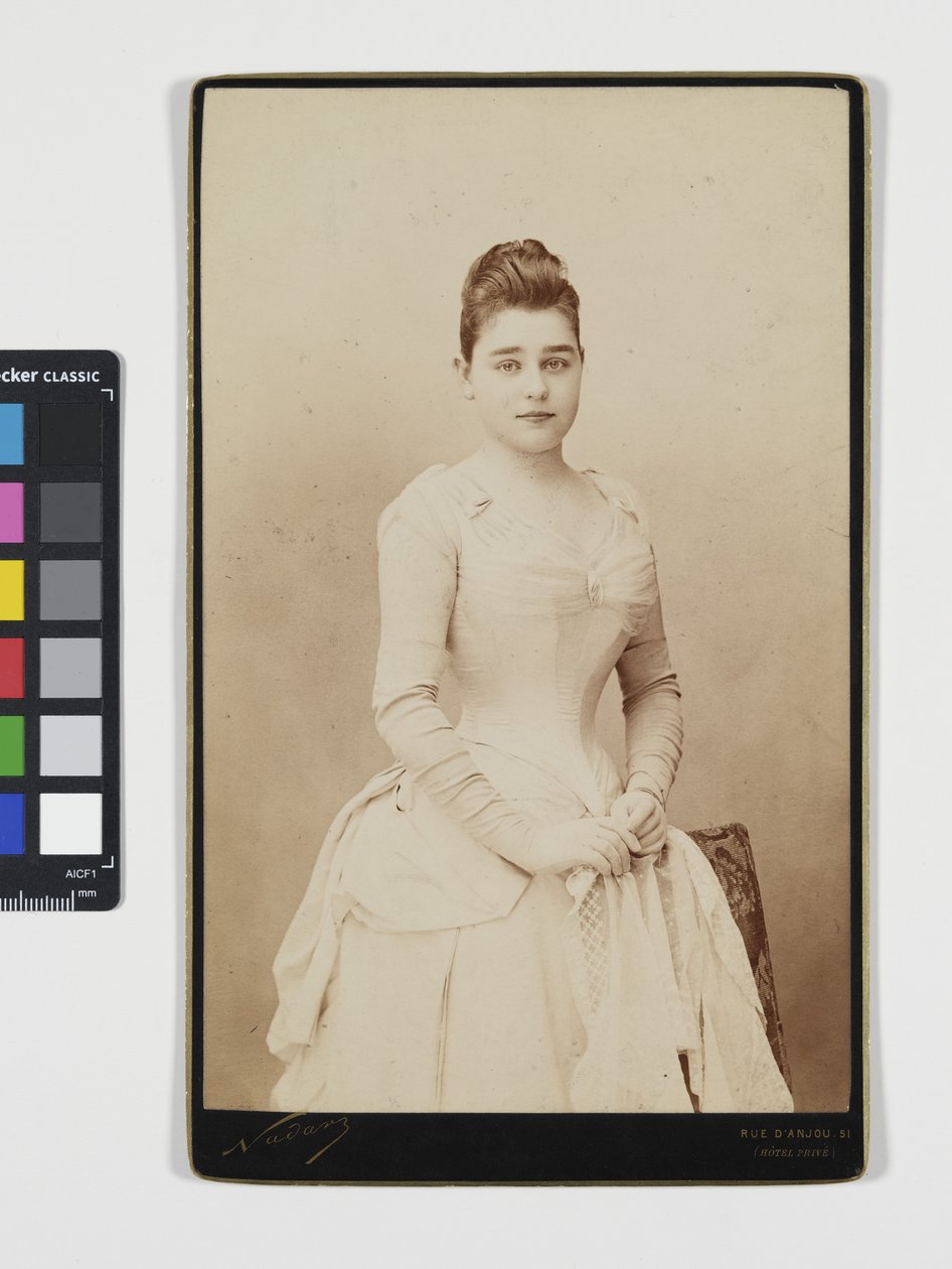 Girl in Evening Dress by Nadar
