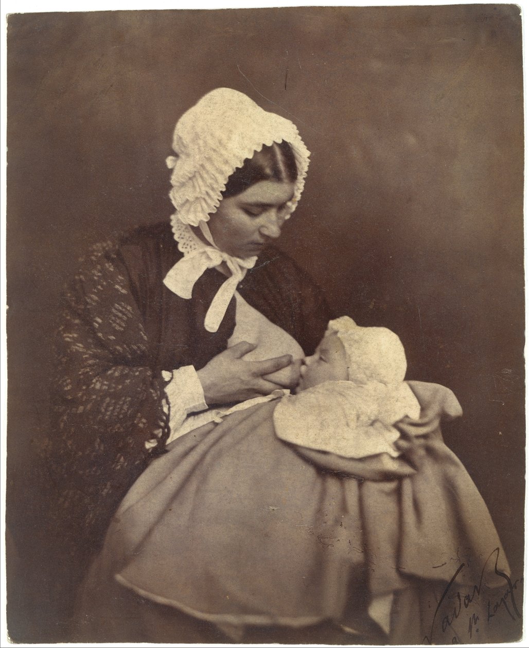 Paul Nadar at the Breast of His Wet Nurse by Nadar