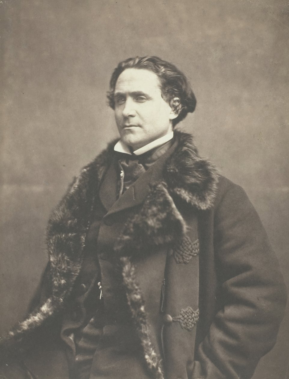Portrait of La Fontaine by Nadar