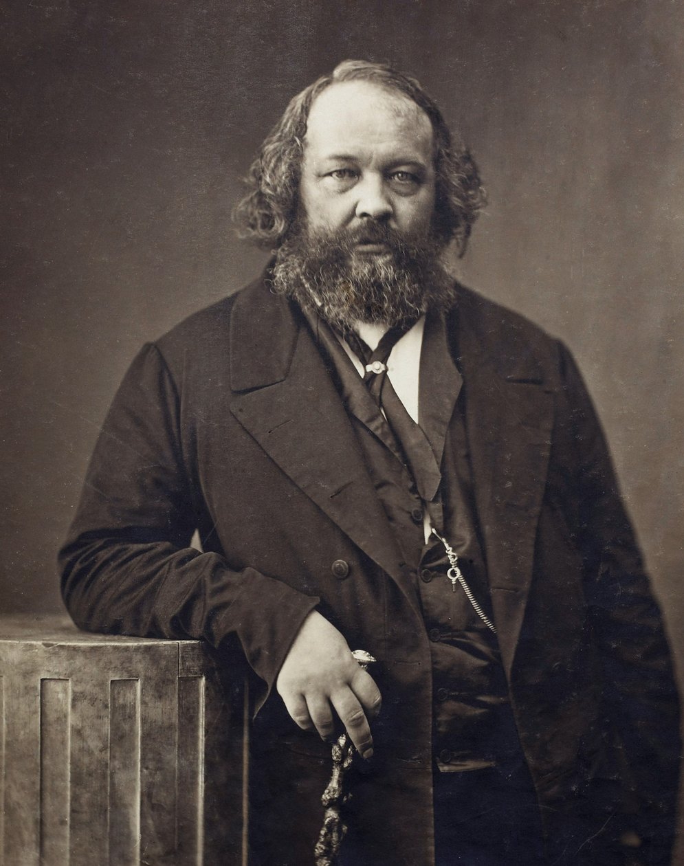 Portrait of Mikhail Alexandrovich Bakunin, ca 1860 by Nadar