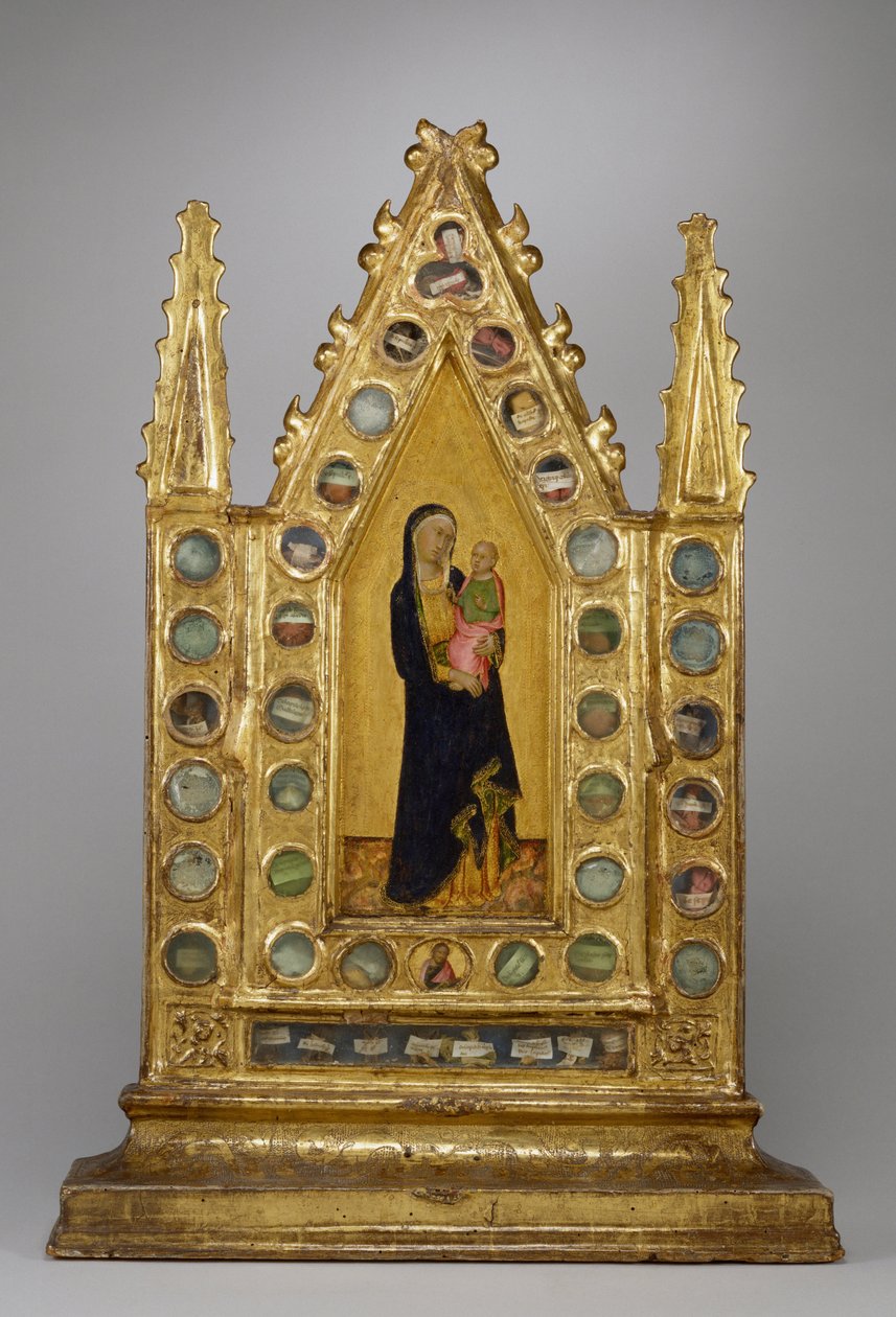 Reliquary Tabernacle with the Virgin and Child by Naddo Ceccarelli