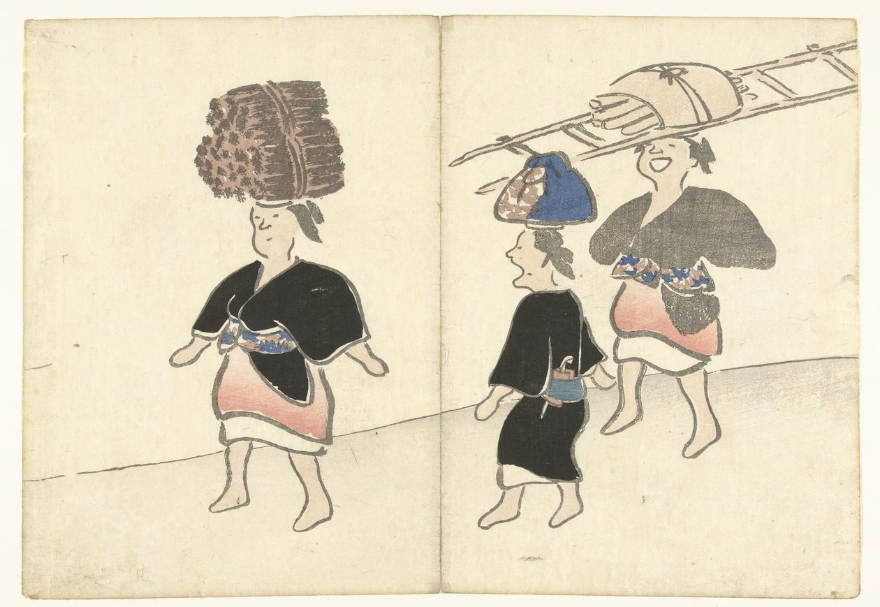 Three Women from Ohara by Nakamura Hochu