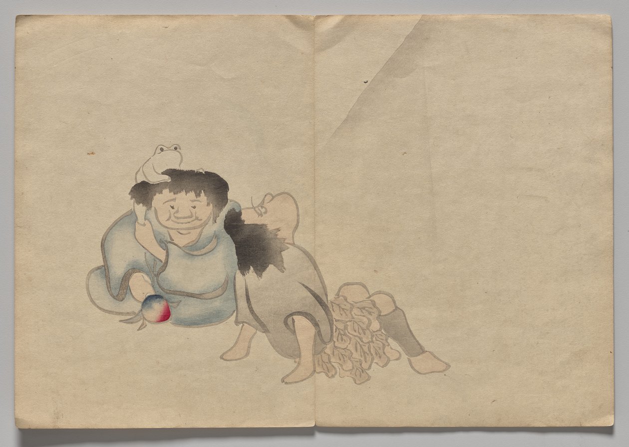 Scene from The Kōrin Picture Book (Volume 2) by Nakamura Hochu
