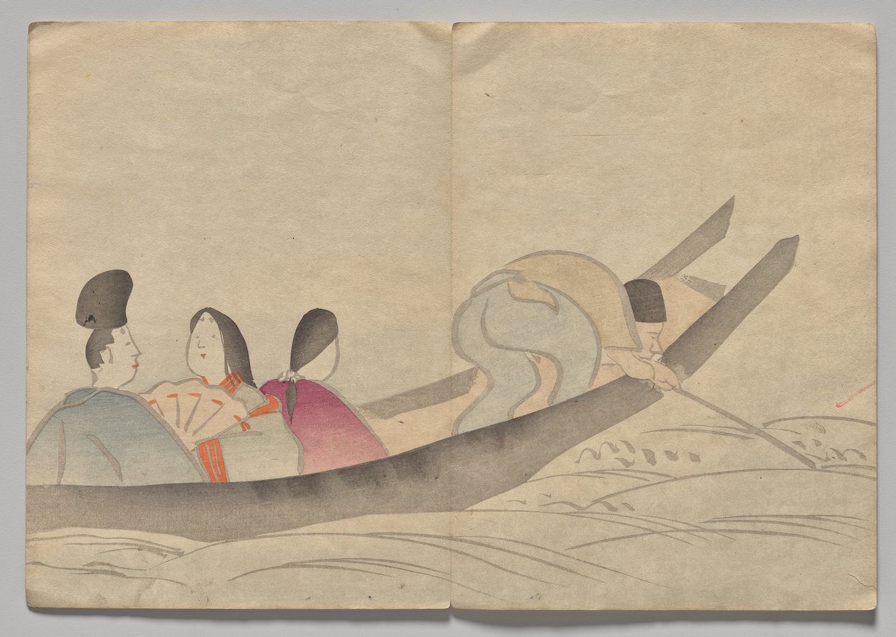 Scene from The Kōrin Picture Book (Volume 2) by Nakamura Hochu