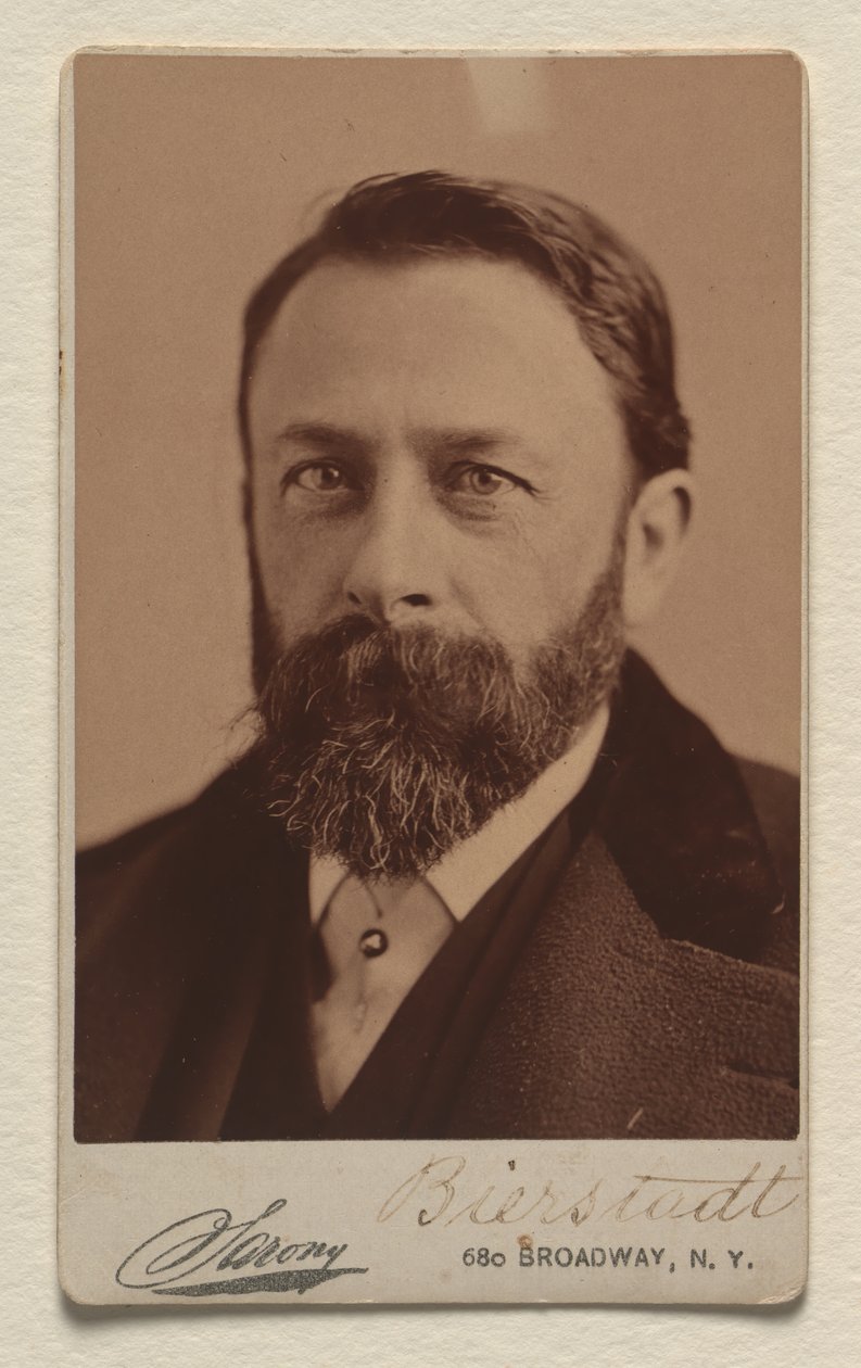 Albert Bierstadt by Napoleon Sarony
