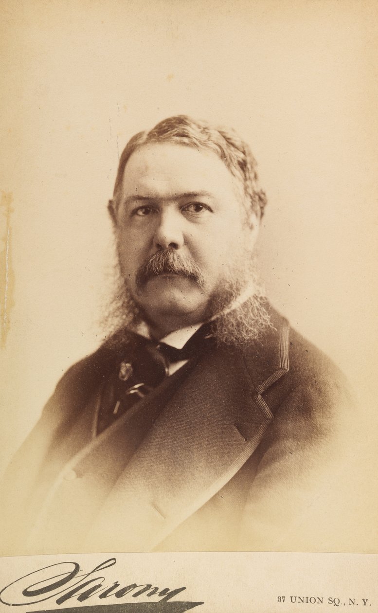Chester Alan Arthur by Napoleon Sarony