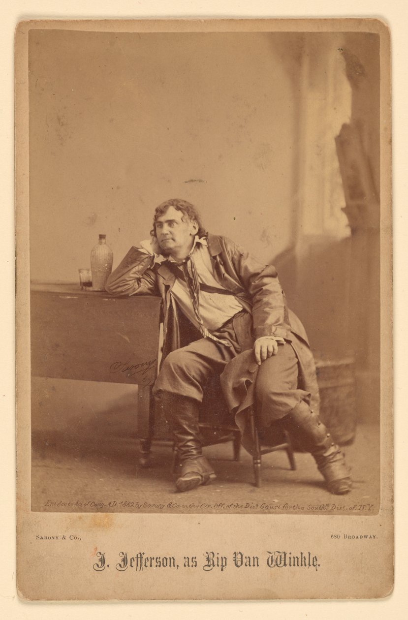 Joseph Jefferson by Napoleon Sarony