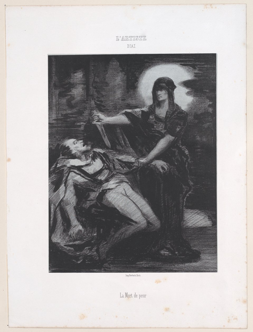 The Death of Fear by Narcisse Virgile Diaz de la Peña