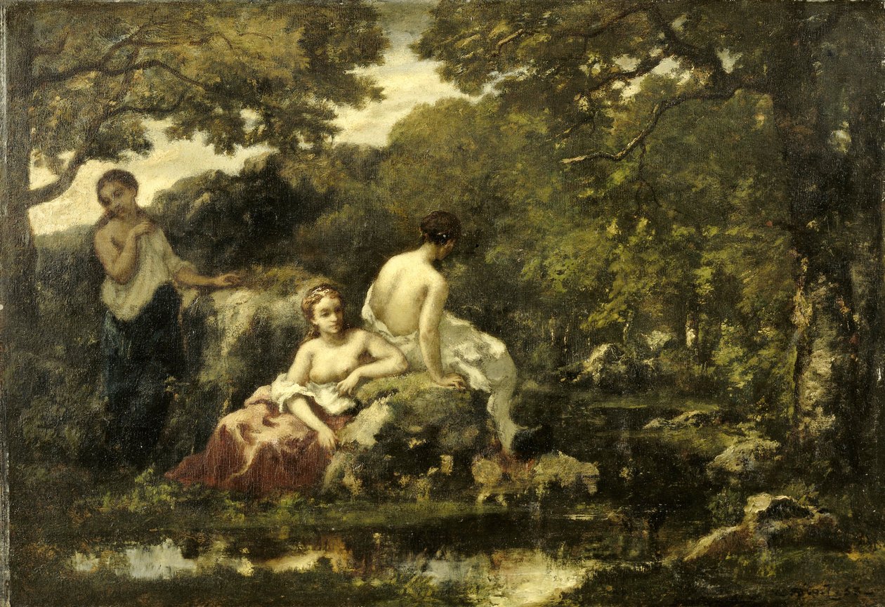 Idyll by Narcisse Virgile Diaz de la Pena