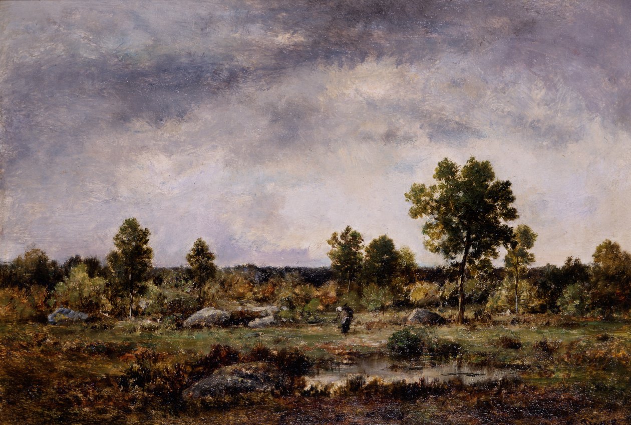 Landscape by Narcisse Virgile Diaz de la Peña