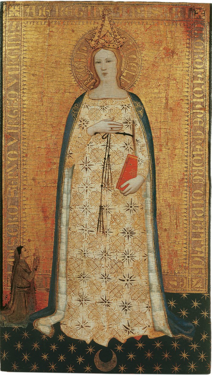 Madonna del Parto (Madonna of Parturition) by Nardo di Cione Orcagna