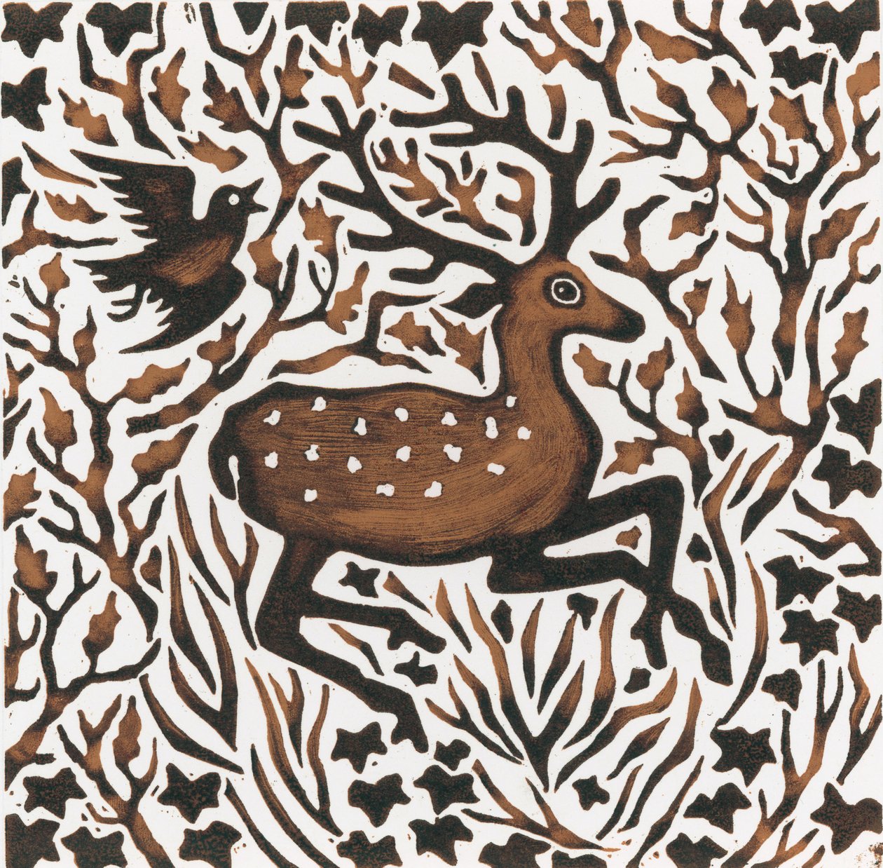Woodland Deer by Nat Morley