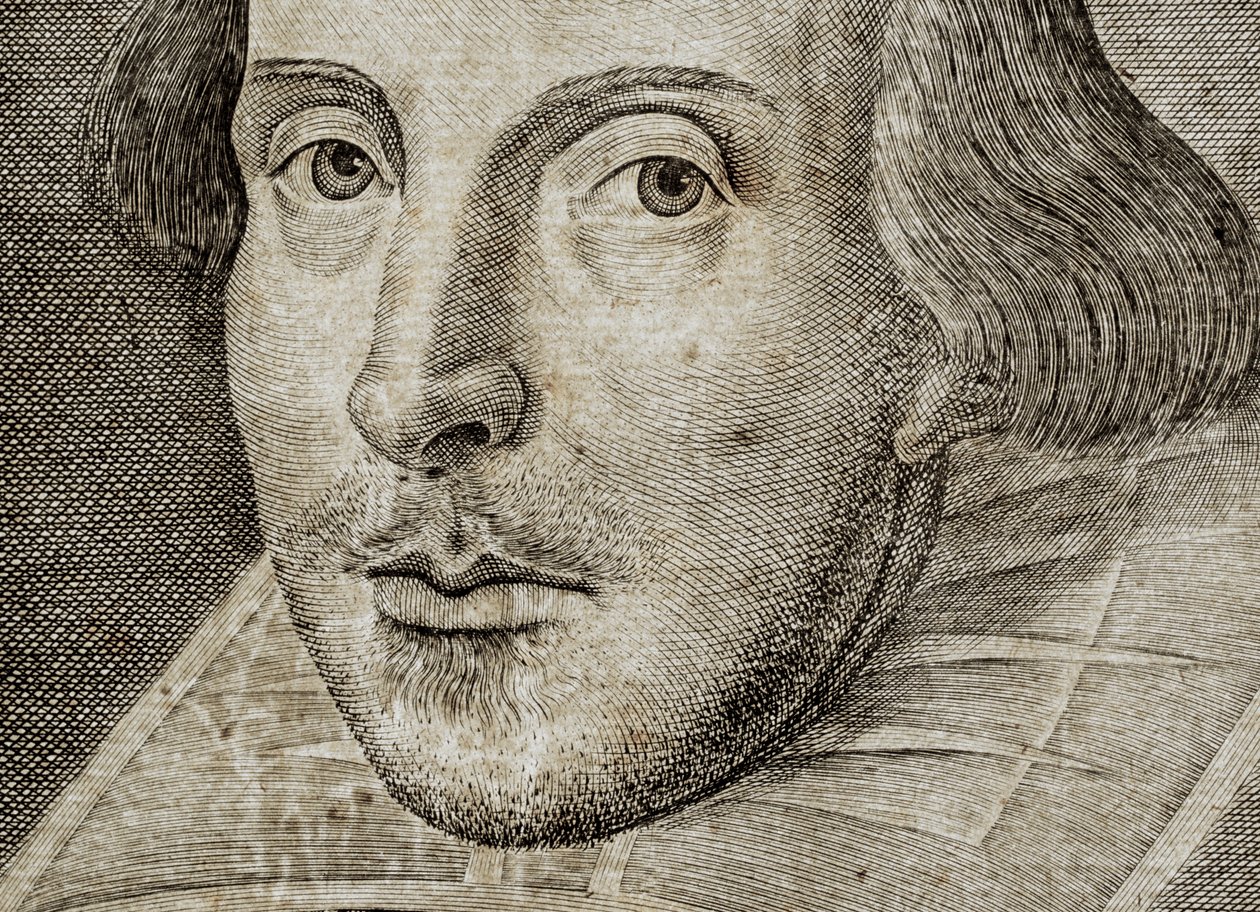 Portrait of William Shakespeare (detail) by Nathan Benn