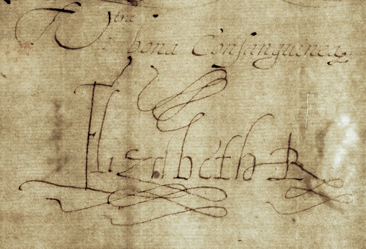 Elizabeth I Signature