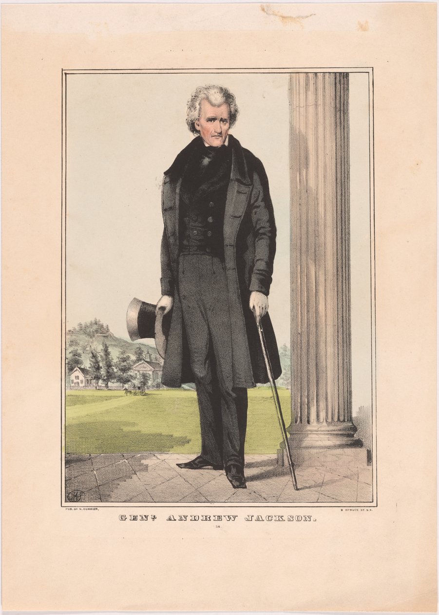 Andrew Jackson by Nathaniel Currier