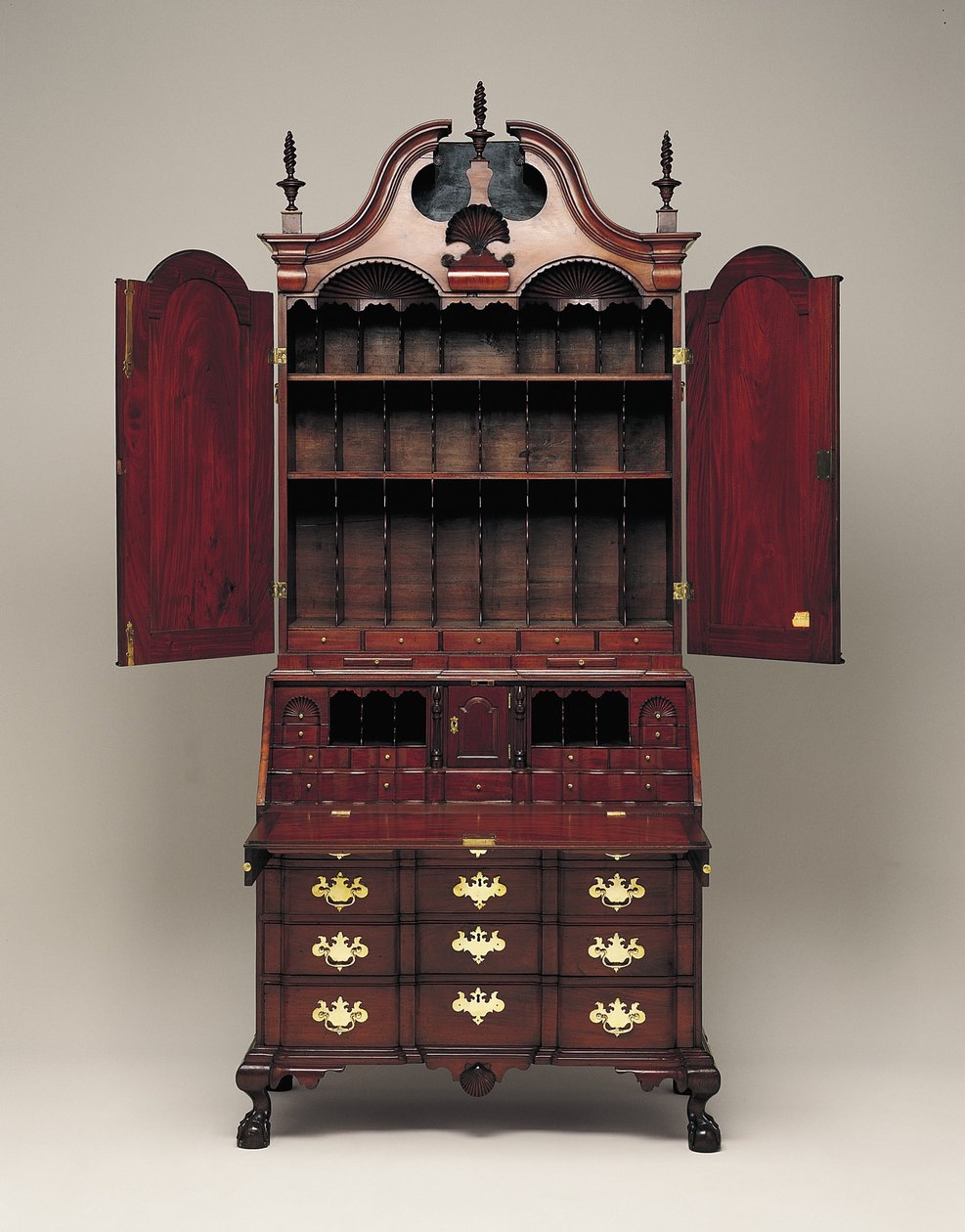 Desk and bookcase, c.1770-76 by Nathaniel Gould