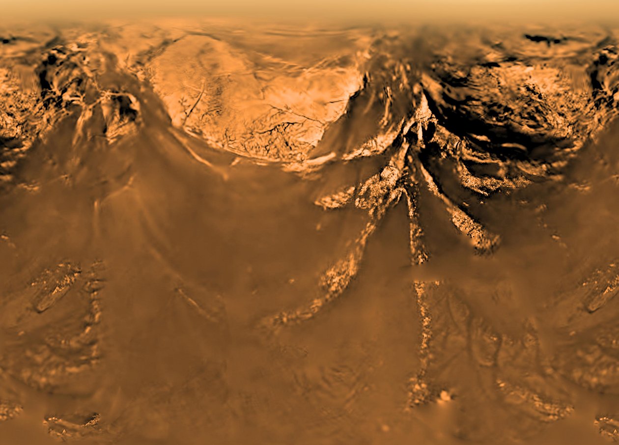 Image of the surface of Saturn