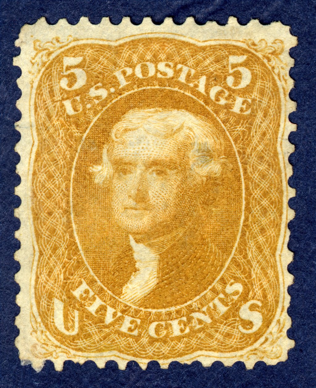 5c Jefferson single by National Bank Note Company