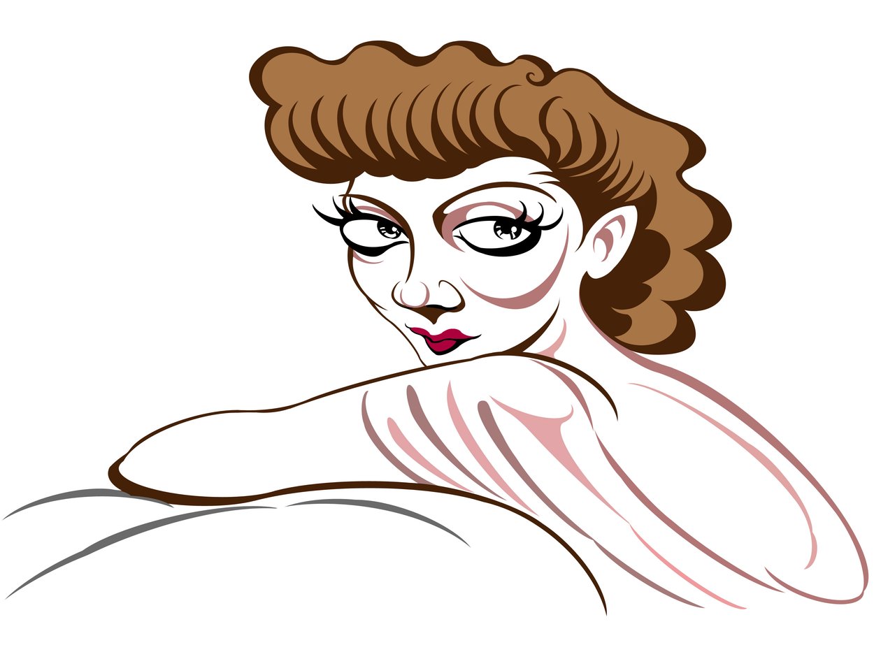 Claudette Colbert by Neale Osborne