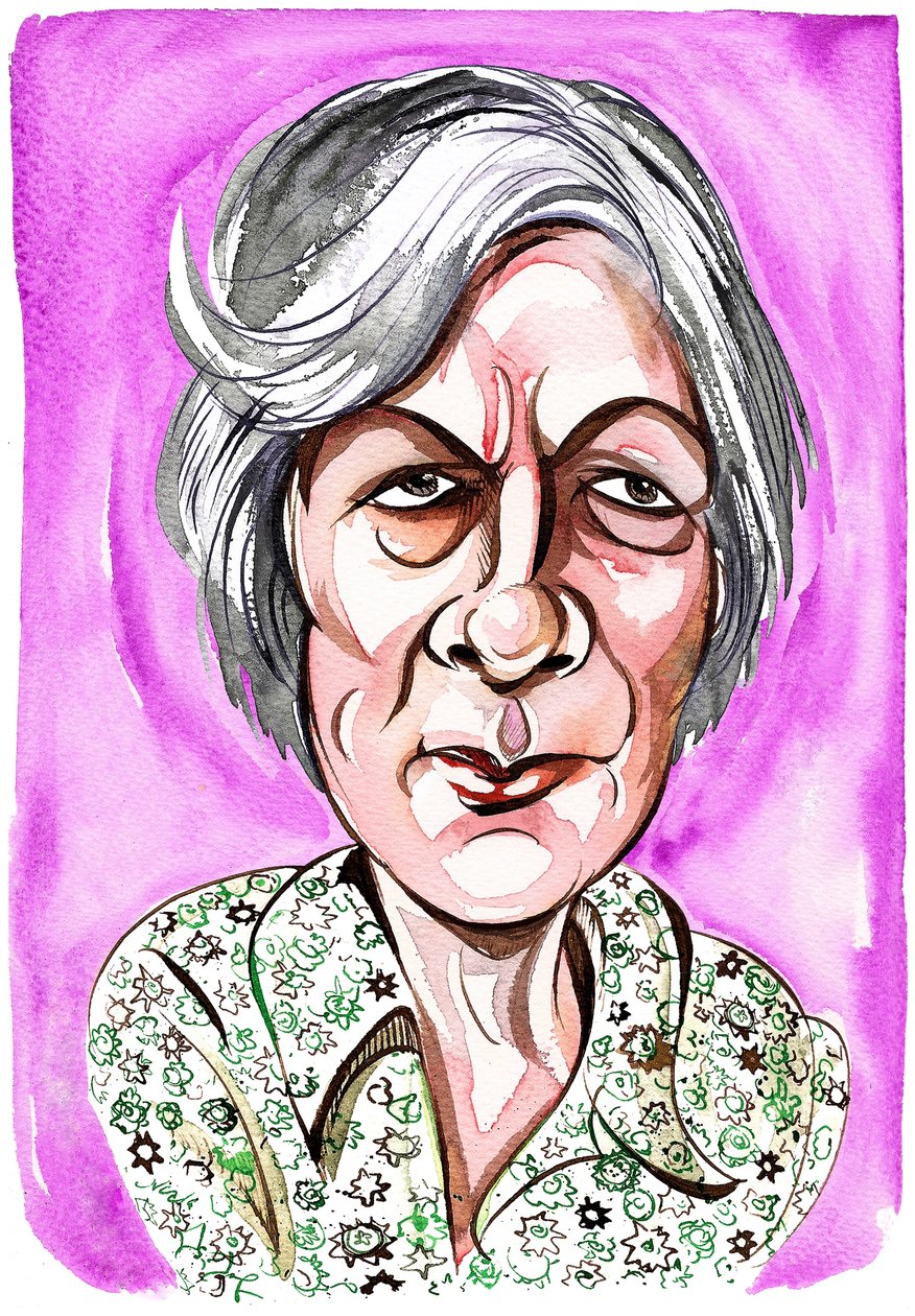 Judith Weir - caricature by Neale Osborne