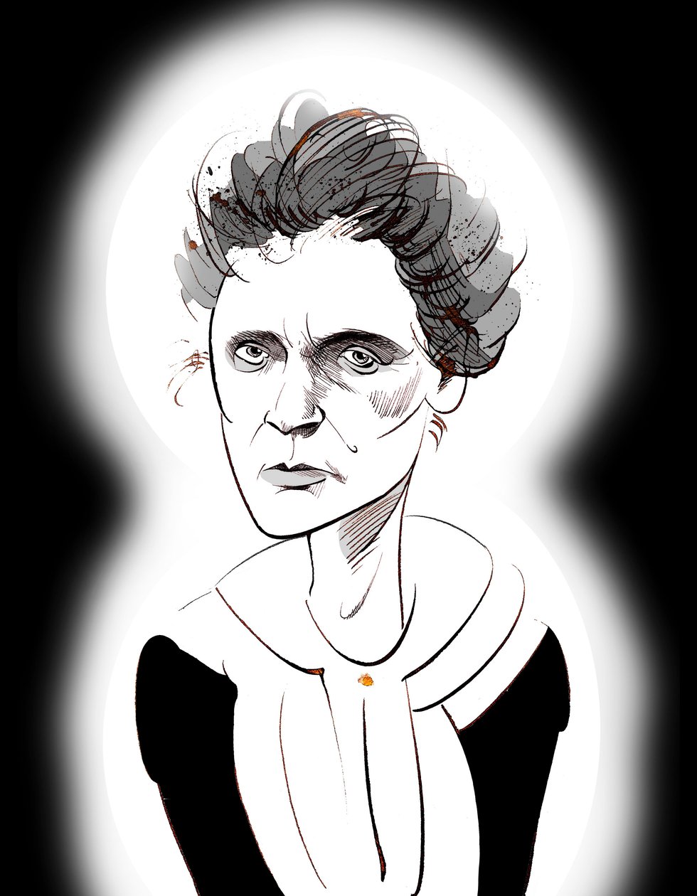 Marie Curie, French Physicist (1867-1934) by Neale Osborne