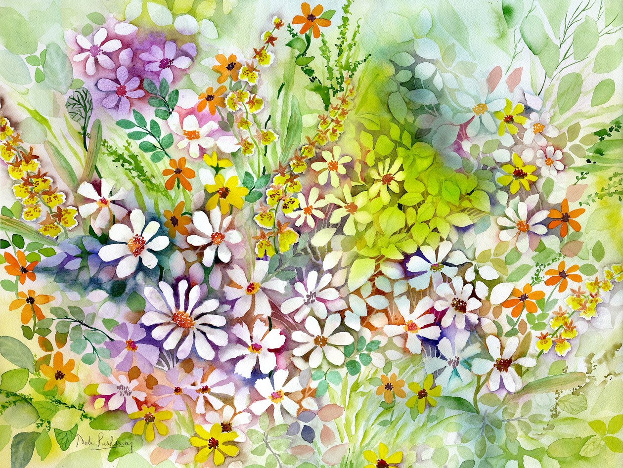 Endless Daisies by Neela Pushparaj