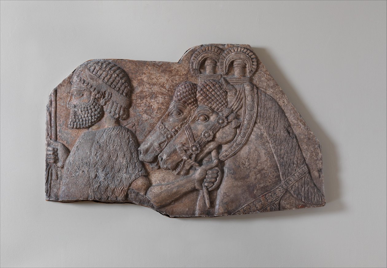 Foreign Groom in a Tributary Procession, c.721-05 B.C. by Neo Assyrian Neo Assyrian