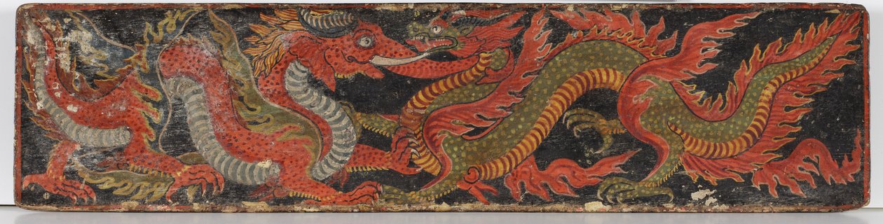 Buddhist Manuscript Cover by Nepalese School
