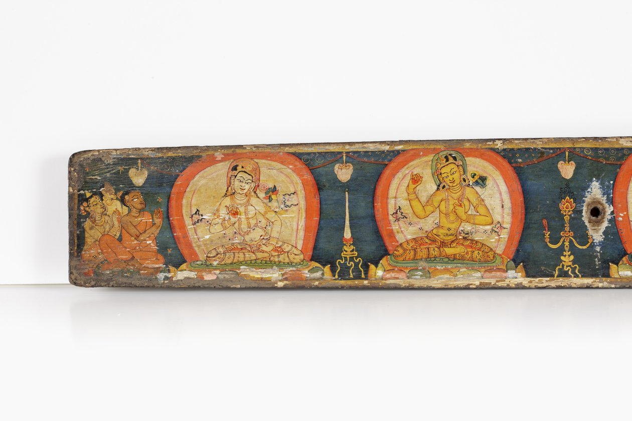Manuscript of The Five Protections, Back Cover by Nepalese School