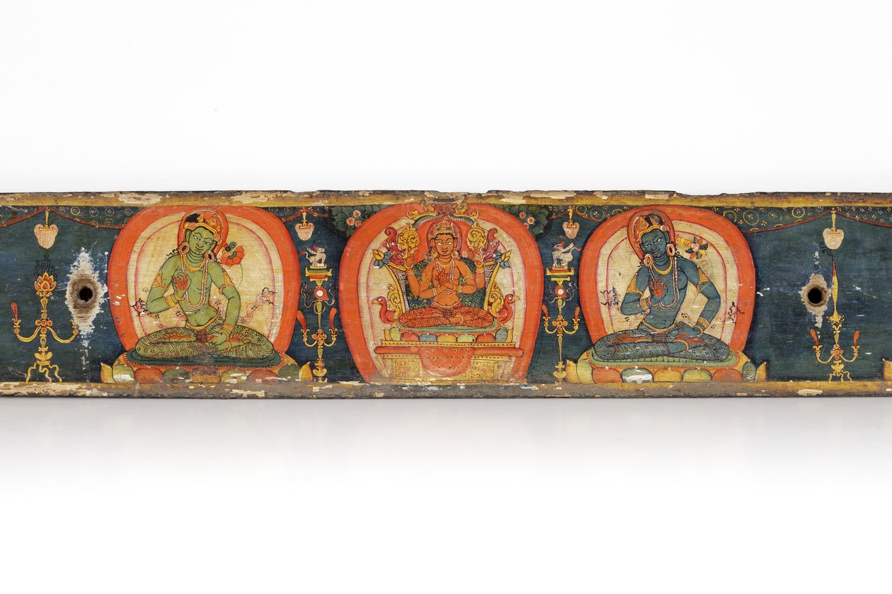 Manuscript of The Five Protections, Back Cover by Nepalese School