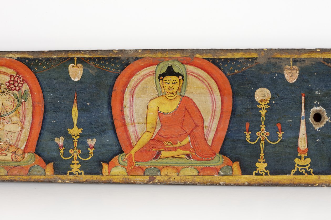 Manuscript of The Five Protections, Front Cover by Nepalese School