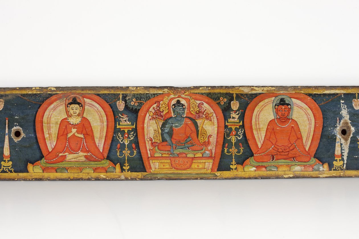 Manuscript of The Five Protections, Front Cover by Nepalese School