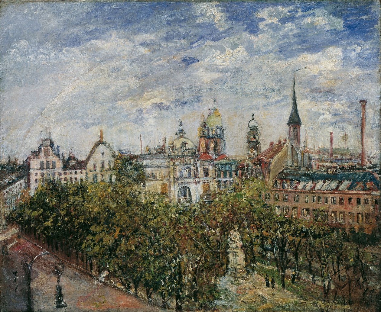 View of Prague by Leopold Blonder