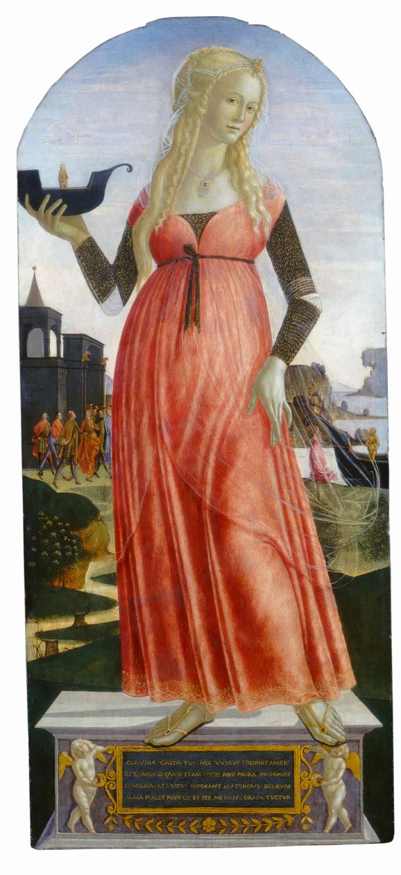 Claudia Quinta, c. 1490-1495 by Neroccio de Landi
