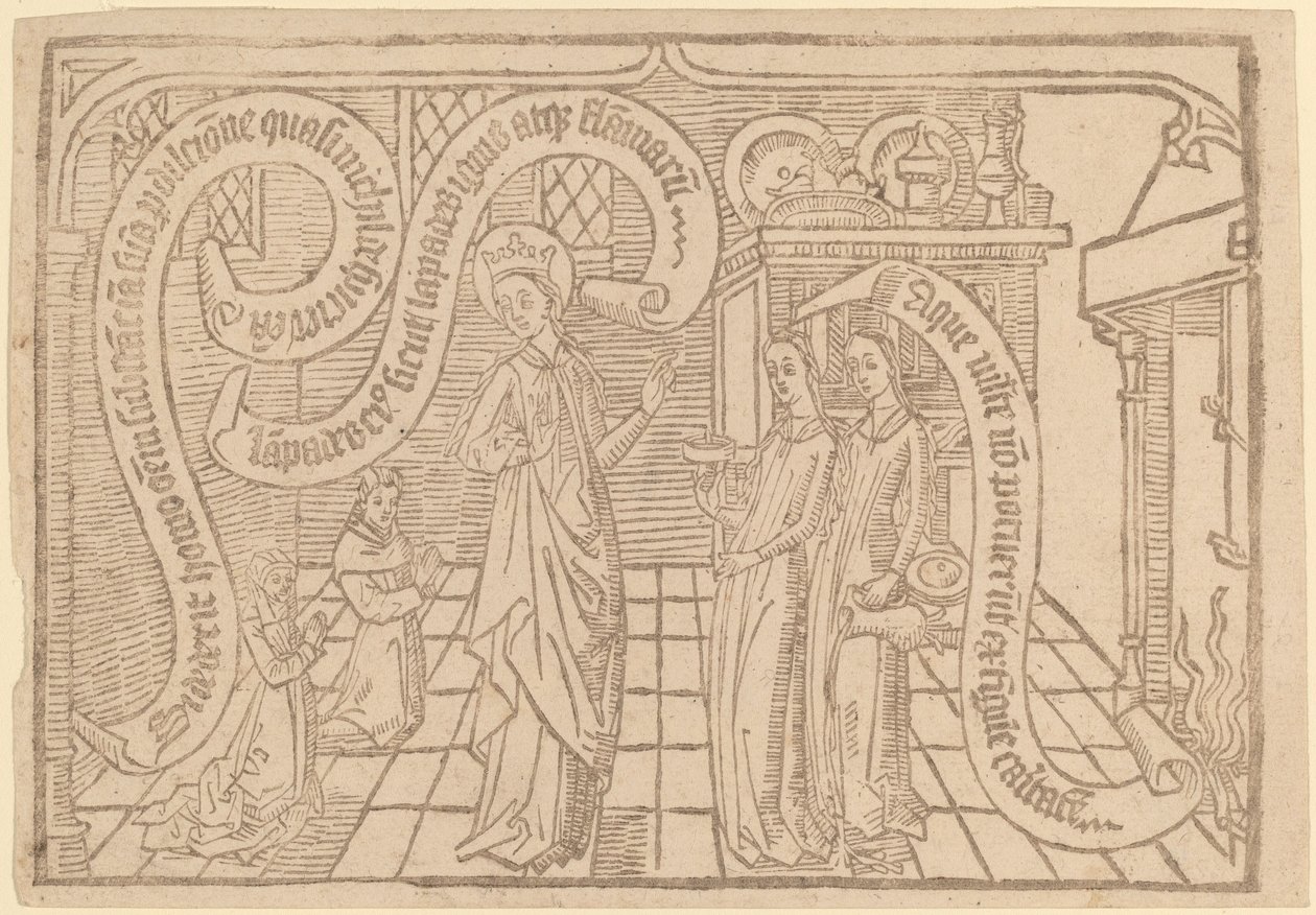 Page from "Canticum Canticorum": 2nd Edition by Netherlandish 15th Century