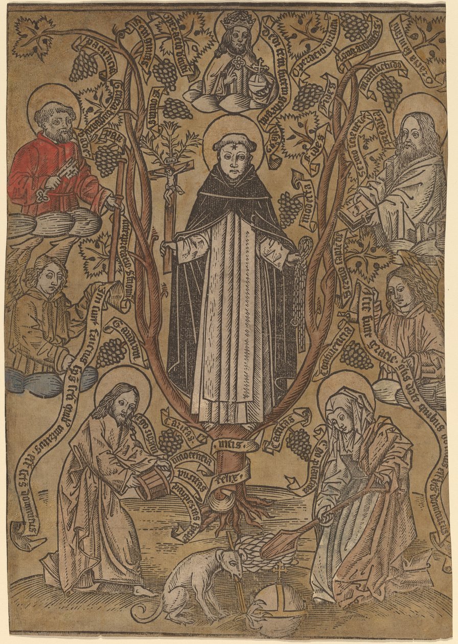 The Genealogical Tree of the Dominicans by Netherlandish 15th Century