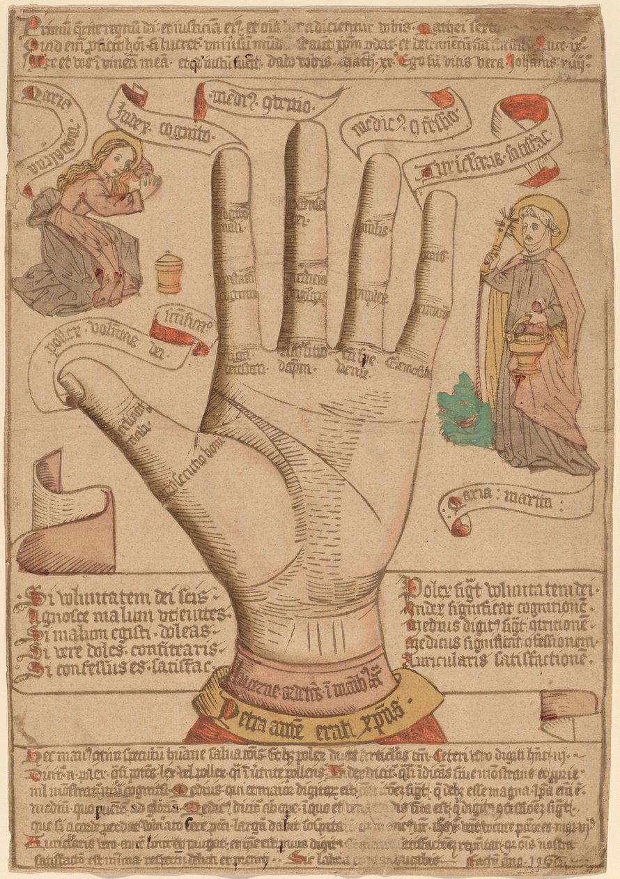 The Hand as the Mirror of Salvation by Netherlandish 15th Century