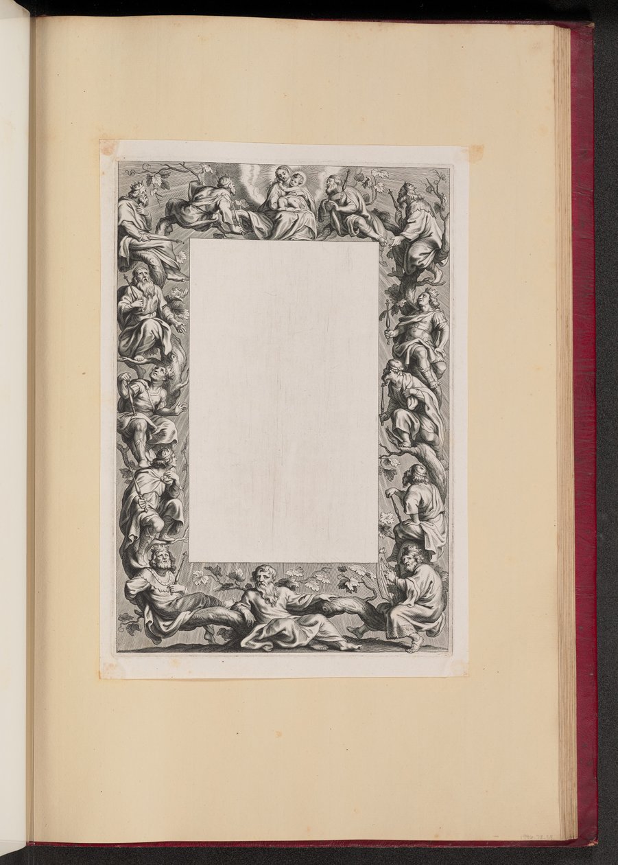 Border Illustration with the Tree of Jesse by Netherlandish 17th Century