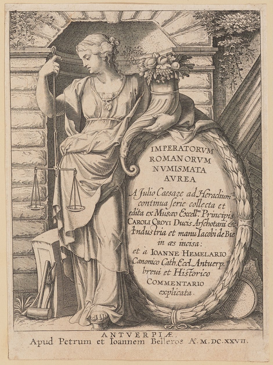 Title Page for Imperatorum Romanorum Numismata Aurea by Netherlandish 17th Century after Sir Peter Paul Rubens