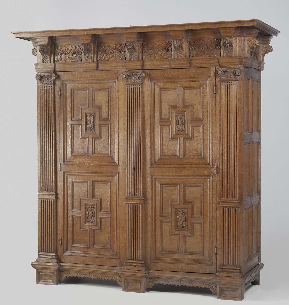 Cupboard with Ionic Columns by Netherlandish School