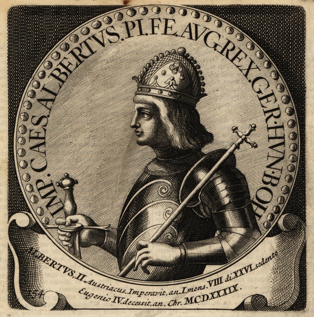 King Albert II of Germany by Netherlandish School