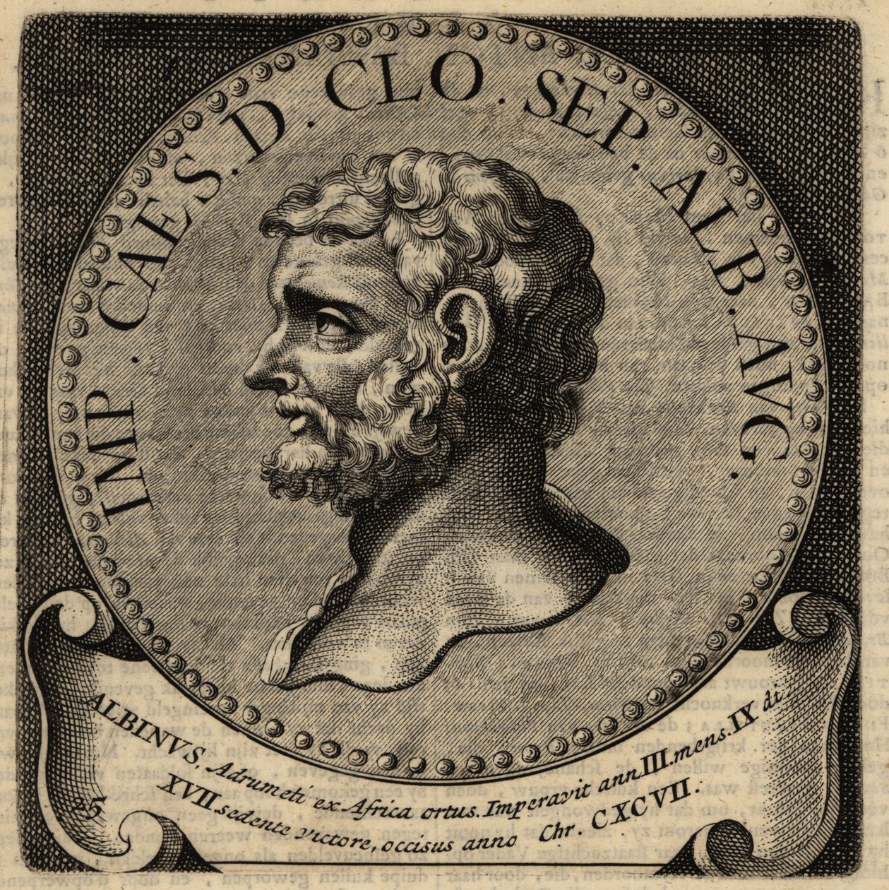 Portrait of Roman Emperor Clodius Albinus by Netherlandish School