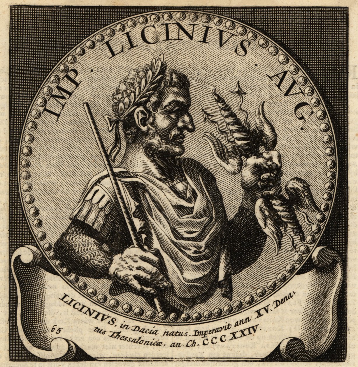 Portrait of Roman Emperor Licinius by Netherlandish School