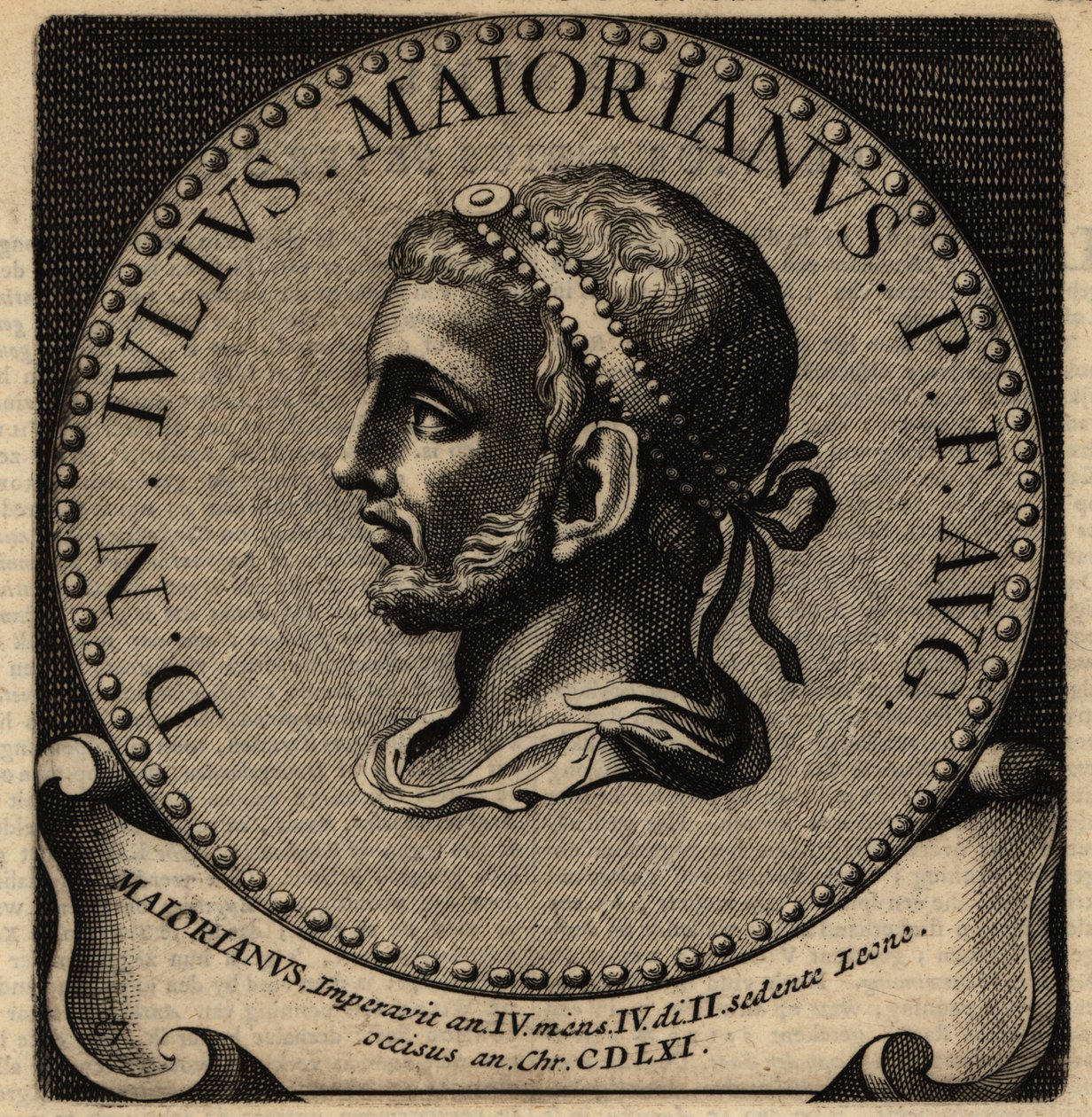 Portrait of Roman Emperor Majorian by Netherlandish School