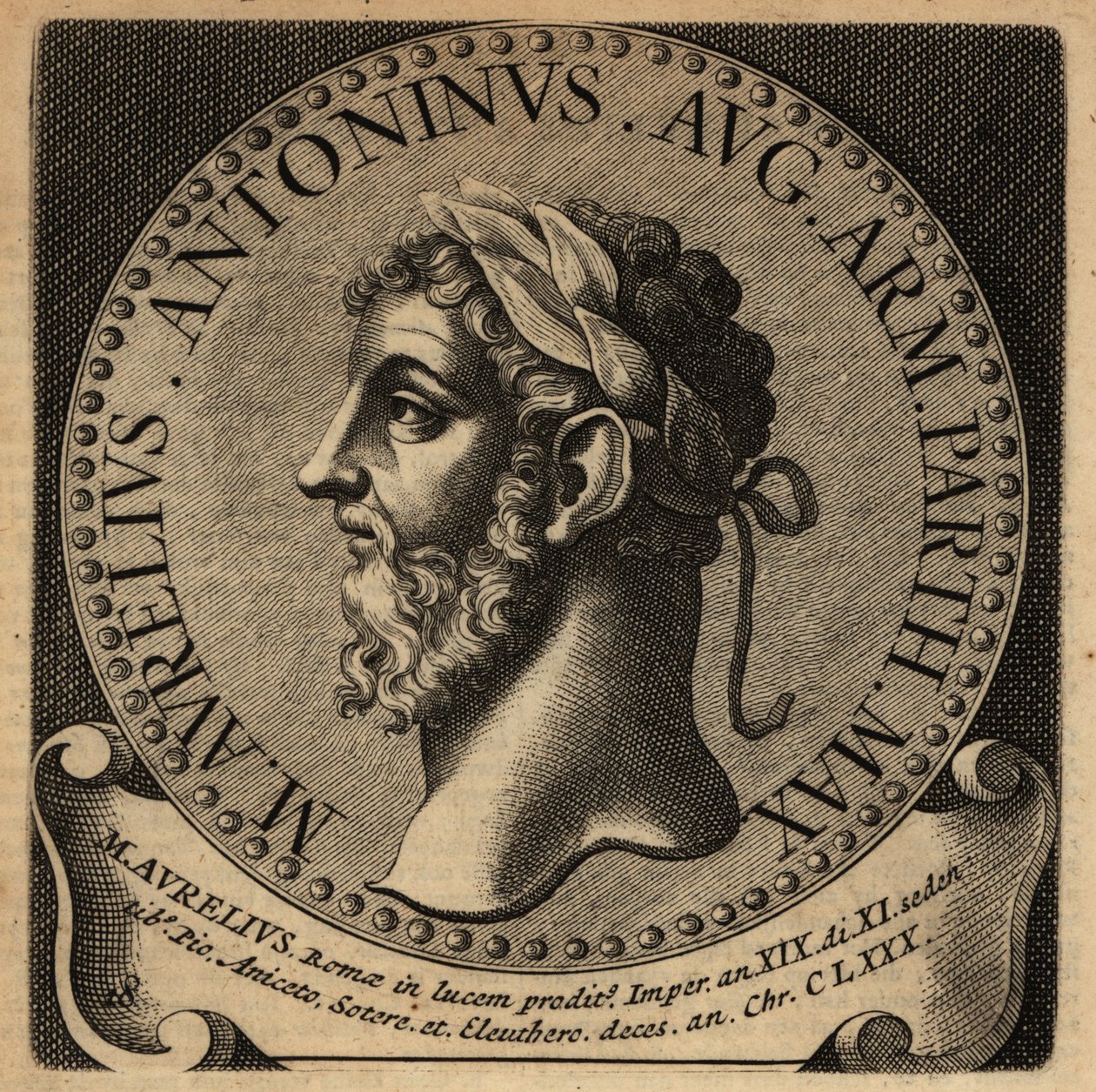 Portrait of Roman Emperor Marcus Aurelius by Netherlandish School