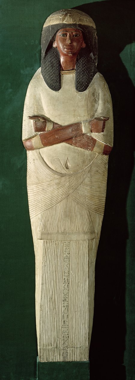 Lid Panel of Piays Mummy by New Kingdom Egyptian