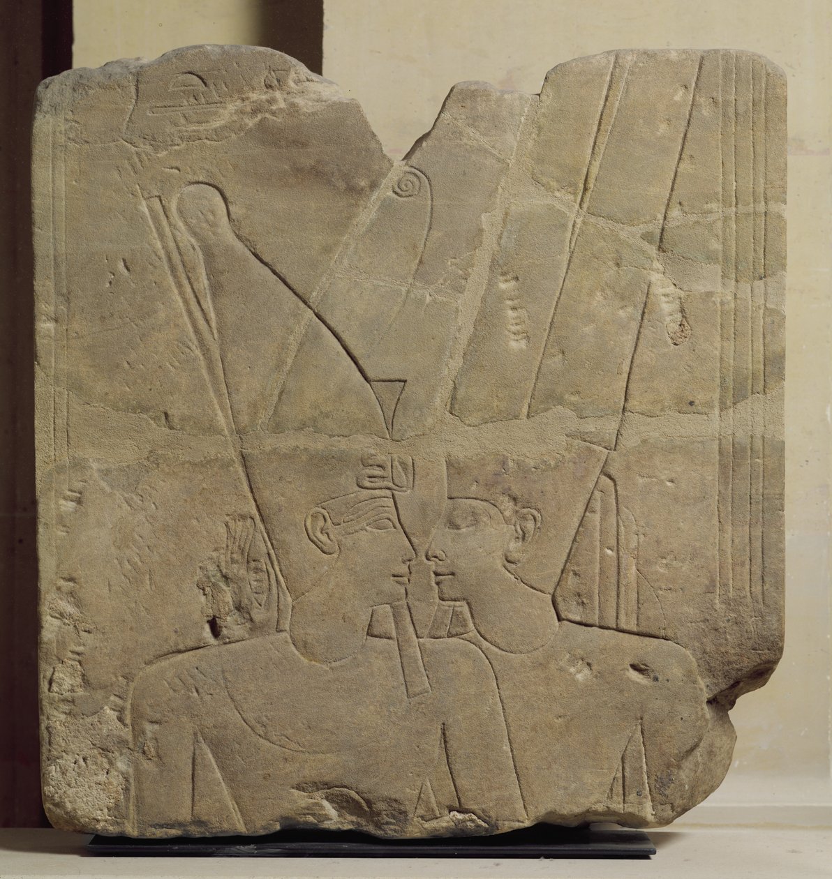The God Amon Embracing Ramesses II, Karnak by New Kingdom Egyptian