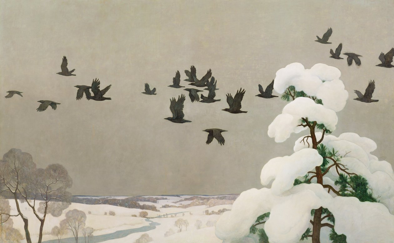 Crows in Winter, 1941 by Newell Convers Wyeth