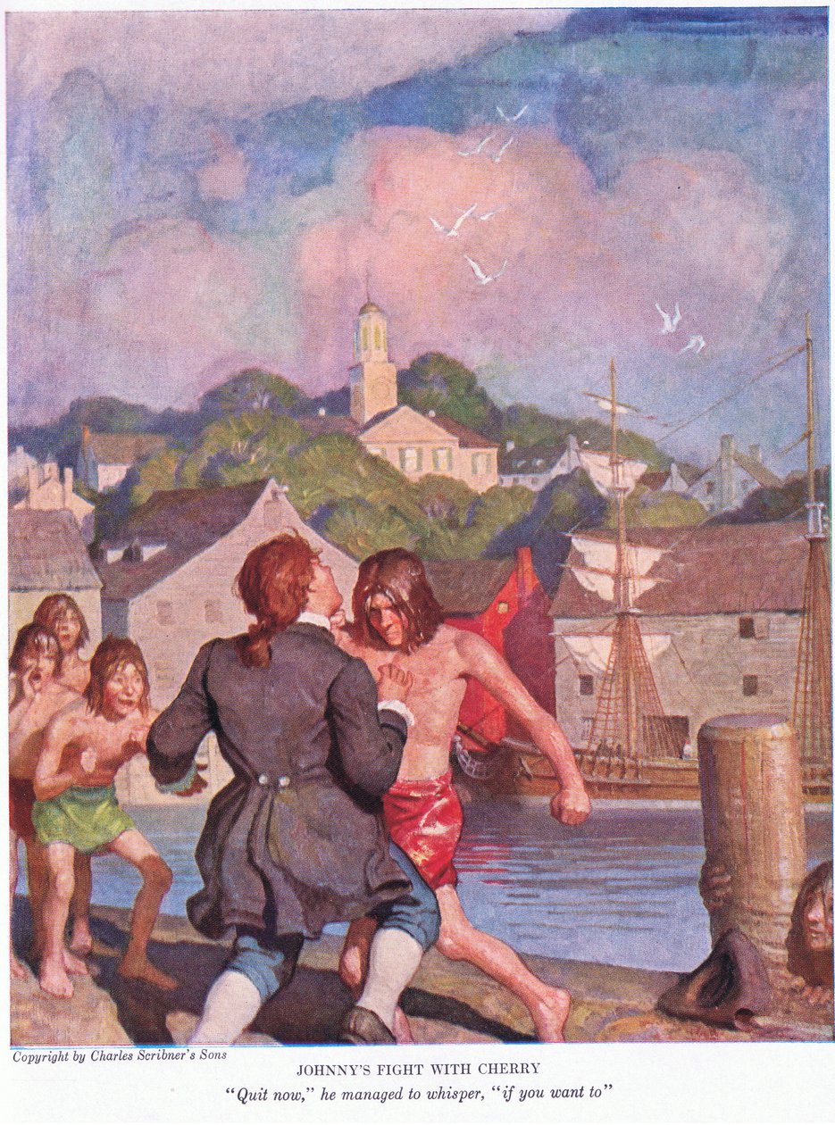 Johnnys fight with Cherry! Quit now, he managed to whisper, If you want to by Newell Convers Wyeth