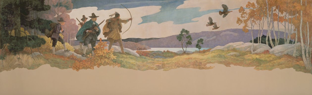 The Turkey Hunters, 1941 by Newell Convers Wyeth